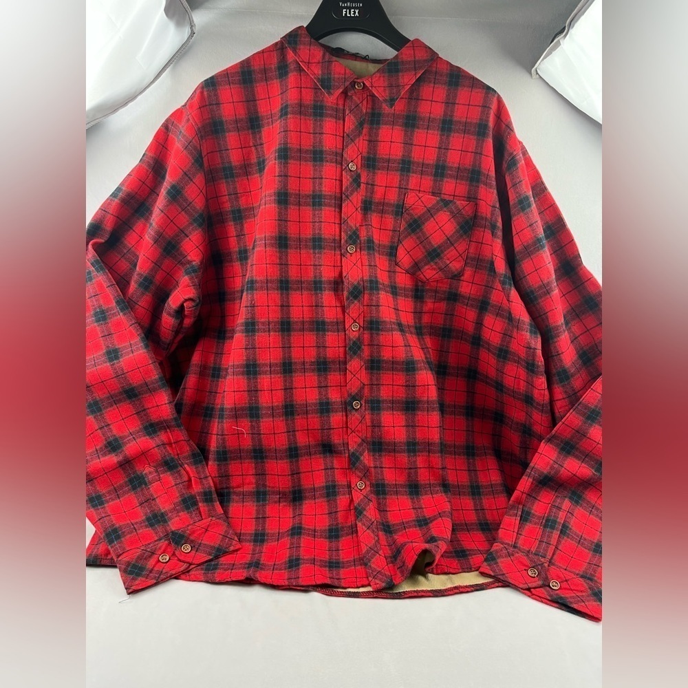 NWT SSLR red flannel with tan soft‎ inside